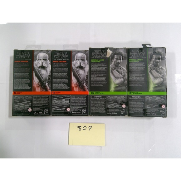 Hasbro Star Wars Black Series Lot 4 Lando Calrissian Range Trooper New Box Wear - Picture 4 of 7